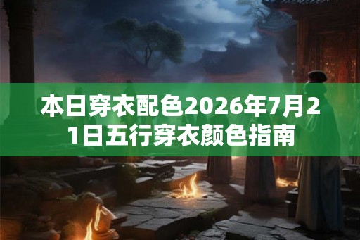 本日穿衣配色2026年7月21日五行穿衣颜色指南