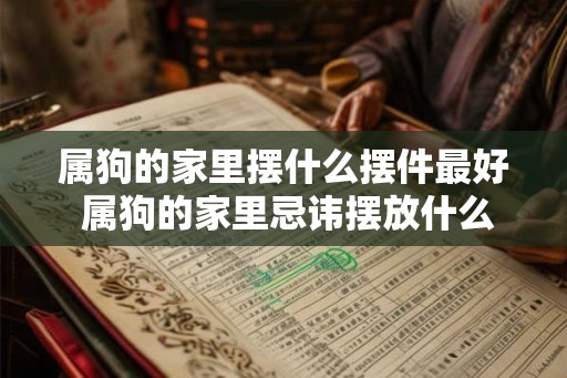 属狗的家里摆什么摆件最好 属狗的家里忌讳摆放什么 属狗的家里摆什么摆件最好 属狗的家里忌讳摆放什么
