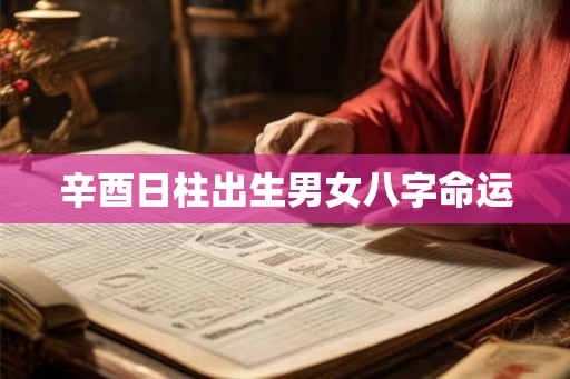 辛酉日柱出生男女八字命运