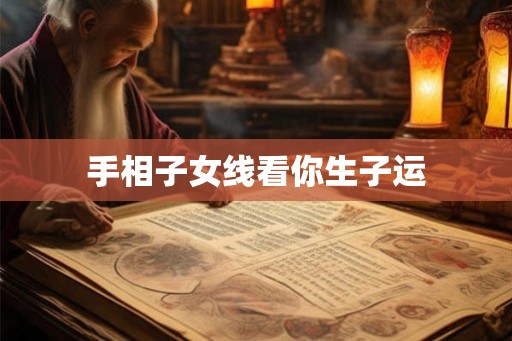 手相子女线看你生子运