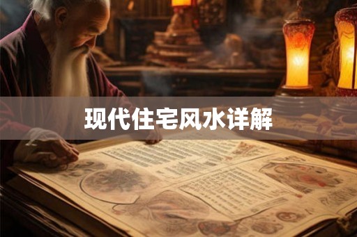现代住宅风水详解
