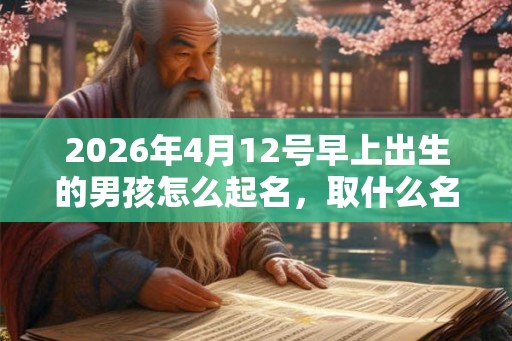 2026年4月12号早上出生的男孩怎么起名,取什么名字吉祥? 2026年4月12号早上出生的男孩怎么起名,取什么名字吉祥?