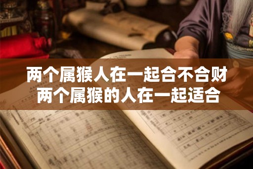 两个属猴人在一起合不合财 两个属猴的人在一起适合共同理财吗