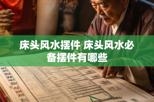 床头风水摆件 床头风水必备摆件有哪些