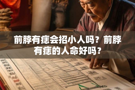 前脖有痣会招小人吗？前脖有痣的人命好吗？
