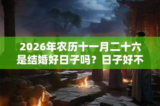 2026年农历十一月二十六是结婚好日子吗？日子好不好？