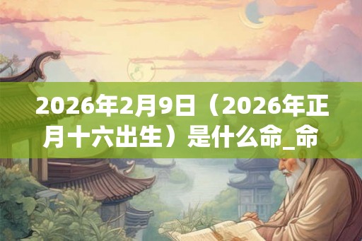 2026年2月9日（2026年正月十六出生）是什么命_命运如何