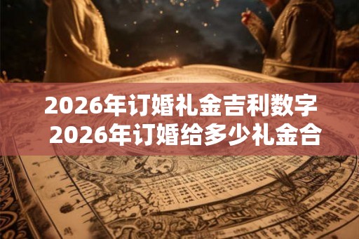 2026年订婚礼金吉利数字 2026年订婚给多少礼金合适 2026年订婚礼金吉利数字 2026年订婚给多少礼金合适