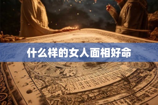 什么样的女人面相好命