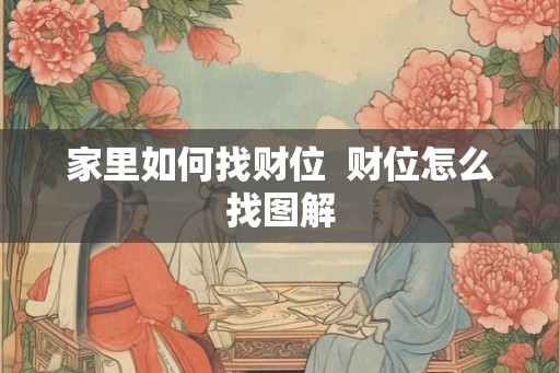 家里如何找财位 财位怎么找图解 家里如何找财位 财位怎么找图解