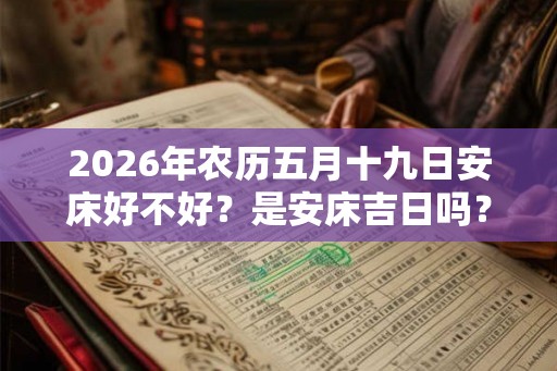2026年农历五月十九日安床好不好？是安床吉日吗？