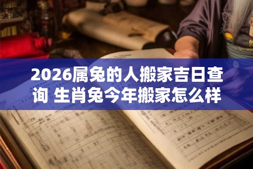 2026属兔的人搬家吉日查询 生肖兔今年搬家怎么样 2026属兔的人搬家吉日查询 生肖兔今年搬家怎么样