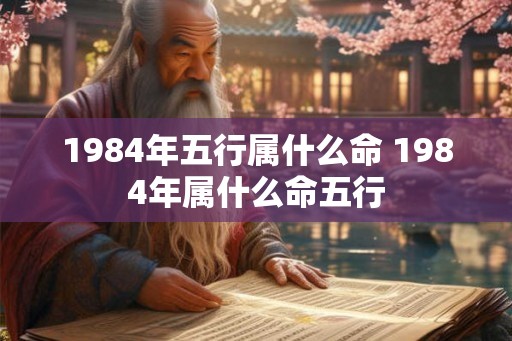 1984年五行属什么命 1984年属什么命五行