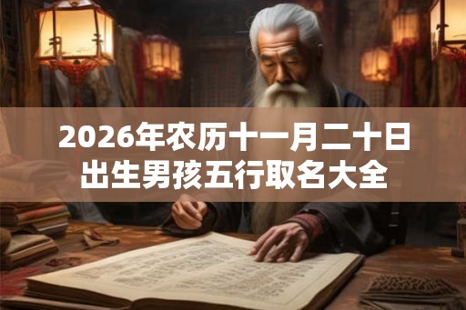 2026年农历十一月二十日出生男孩五行取名大全 2026年农历十一月二十日出生男孩五行取名大全