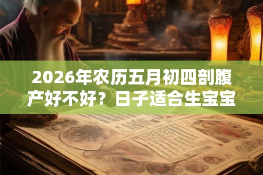 2026年农历五月初四剖腹产好不好？日子适合生宝宝吗？