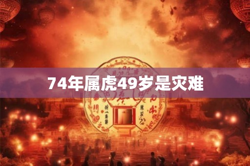 74年属虎49岁是灾难 74年属虎49岁是灾难