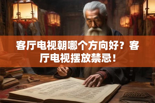 客厅电视朝哪个方向好？客厅电视摆放禁忌！