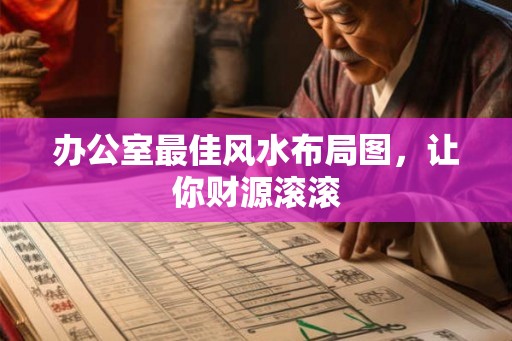 办公室最佳风水布局图，让你财源滚滚