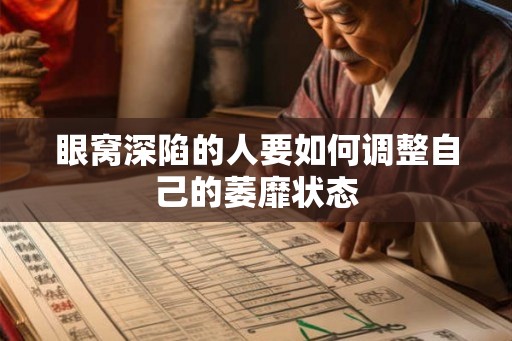 眼窝深陷的人要如何调整自己的萎靡状态