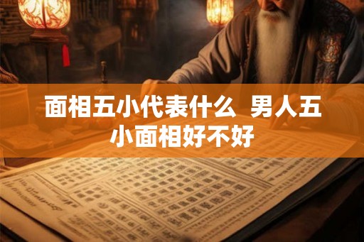 面相五小代表什么  男人五小面相好不好
