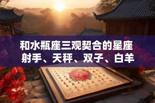 和水瓶座三观契合的星座 射手、天秤、双子、白羊