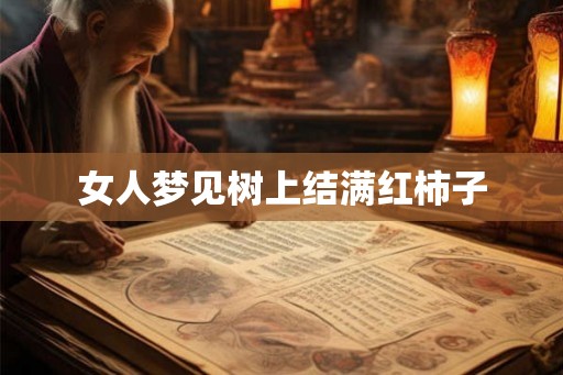 女人梦见树上结满红柿子
