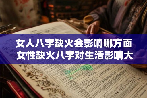 女人八字缺火会影响哪方面 女性缺火八字对生活影响大吗