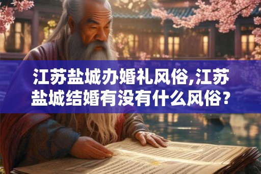 江苏盐城办婚礼风俗,江苏盐城结婚有没有什么风俗？