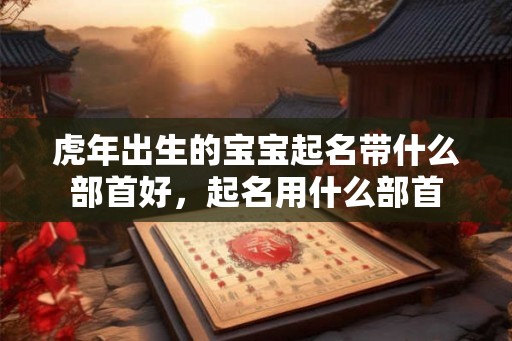 虎年出生的宝宝起名带什么部首好，起名用什么部首