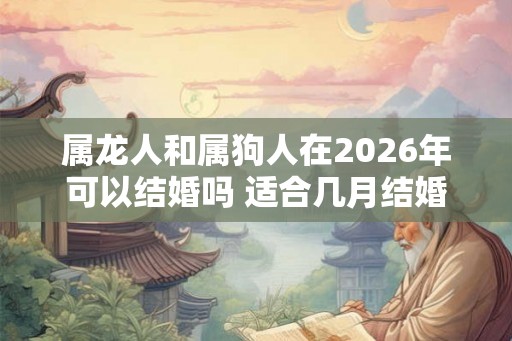 属龙人和属狗人在2026年可以结婚吗 适合几月结婚