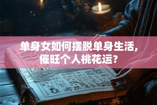 单身女如何摆脱单身生活,催旺个人桃花运？