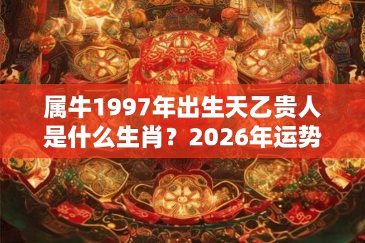 属牛1997年出生天乙贵人是什么生肖？2026年运势如何？