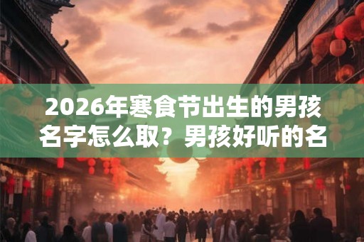 2026年寒食节出生的男孩名字怎么取？男孩好听的名字推荐