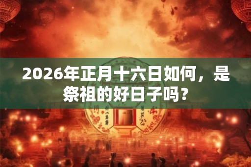 2026年正月十六日如何，是祭祖的好日子吗？