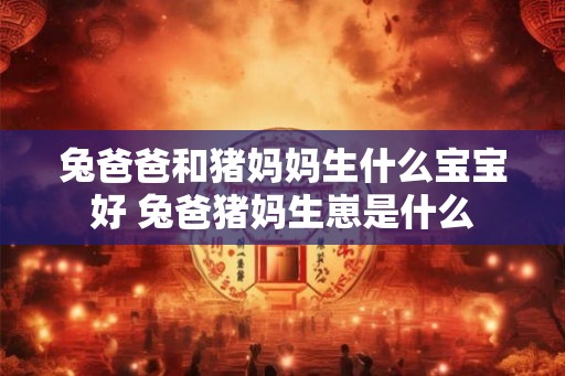 兔爸爸和猪妈妈生什么宝宝好 兔爸猪妈生崽是什么