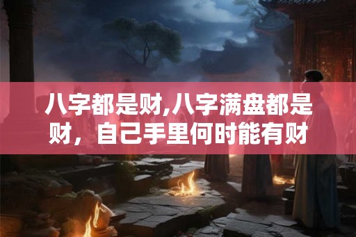 八字都是财,八字满盘都是财,自己手里何时能有财 八字都是财,八字满盘都是财,自己手里何时能有财