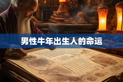 男性牛年出生人的命运