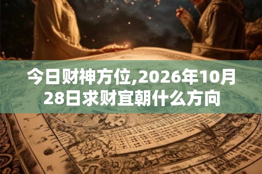 今日财神方位,2026年10月28日求财宜朝什么方向