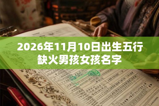 2026年11月10日出生五行缺火男孩女孩名字
