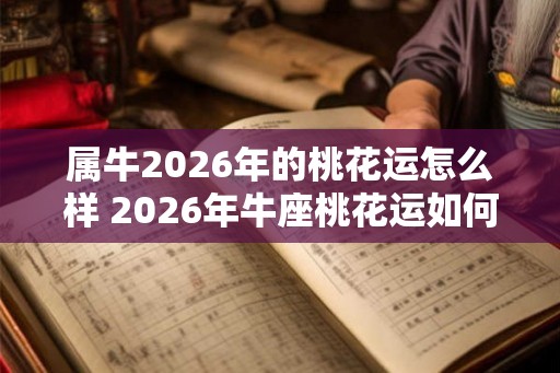 属牛2026年的桃花运怎么样 2026年牛座桃花运如何