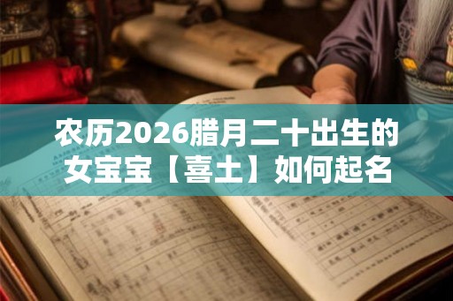 农历2026腊月二十出生的女宝宝【喜土】如何起名 农历2026腊月二十出生的女宝宝【喜土】如何起名