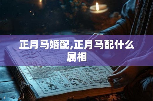 正月马婚配,正月马配什么属相