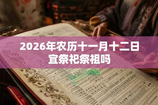 2026年农历十一月十二日宜祭祀祭祖吗