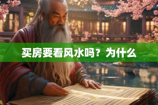 买房要看风水吗?为什么 买房要看风水吗?为什么