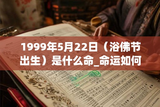 1999年5月22日（浴佛节出生）是什么命_命运如何