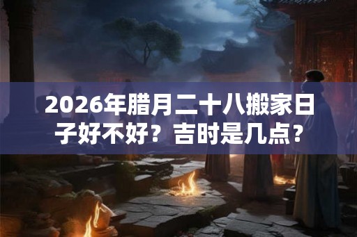 2026年腊月二十八搬家日子好不好？吉时是几点？