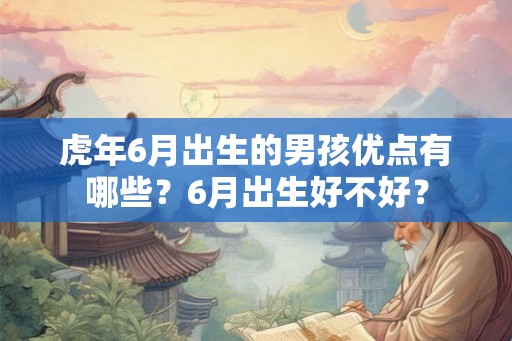 虎年6月出生的男孩优点有哪些?6月出生好不好? 虎年6月出生的男孩优点有哪些?6月出生好不好?