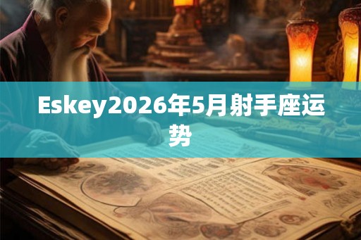 Eskey2026年5月射手座运势