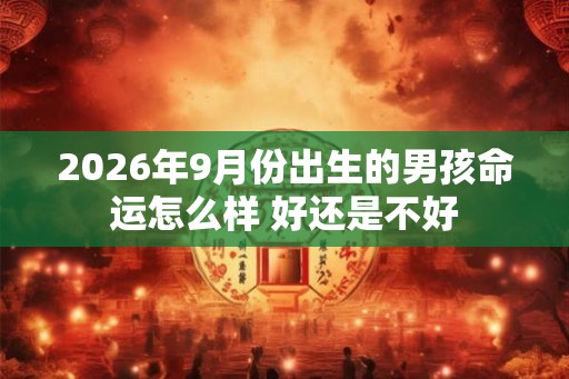 2026年9月份出生的男孩命运怎么样 好还是不好