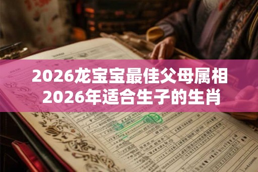 2026龙宝宝最佳父母属相 2026年适合生子的生肖 2026龙宝宝最佳父母属相 2026年适合生子的生肖